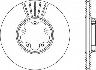 OPEN PARTS bda194720 -  Тормозной диск